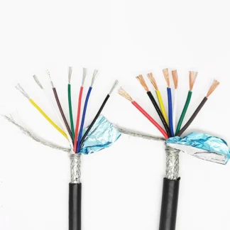 Skjermet kabel RVVP 5 kjerner 10m – 22/AWG (0,3 mm² kobberkabel)