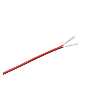 5 m forlengelsesledning 2-leder 22 AWG (rød/svart) for WS2812/WS2811 LED-strip
