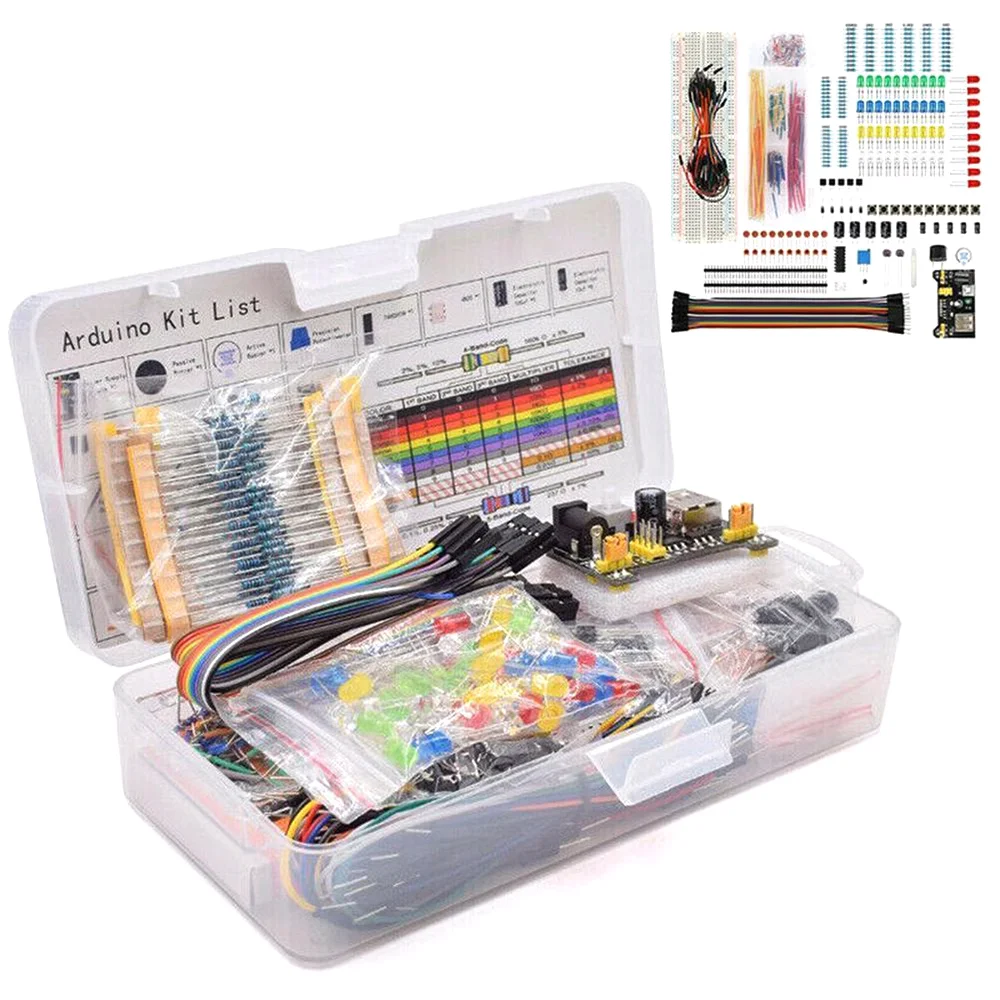 Arduino UNO R3 Startkit – 830 deler med breadboard og komponenter