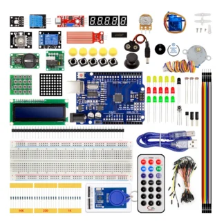 Komplett Startsett for Arduino UNO R3 – 40 Prosjekter med Nettbasert Veiledning