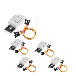 DHT22 / AM2302 Digital Temperatur- og Fuktighetssensor med kabel – 5-pakning