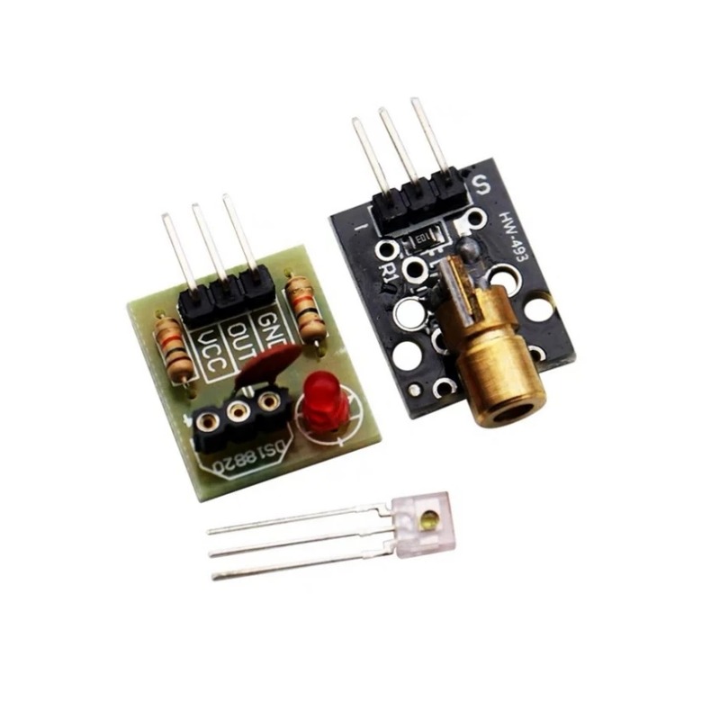 KY-008 Laser Sender- og Mottakermodul for Arduino – 650 nm