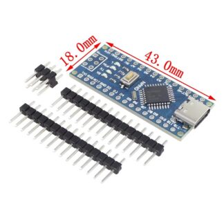 Nano 3.0 Mikrokontroller ATmega328P – USB-C – CH340
