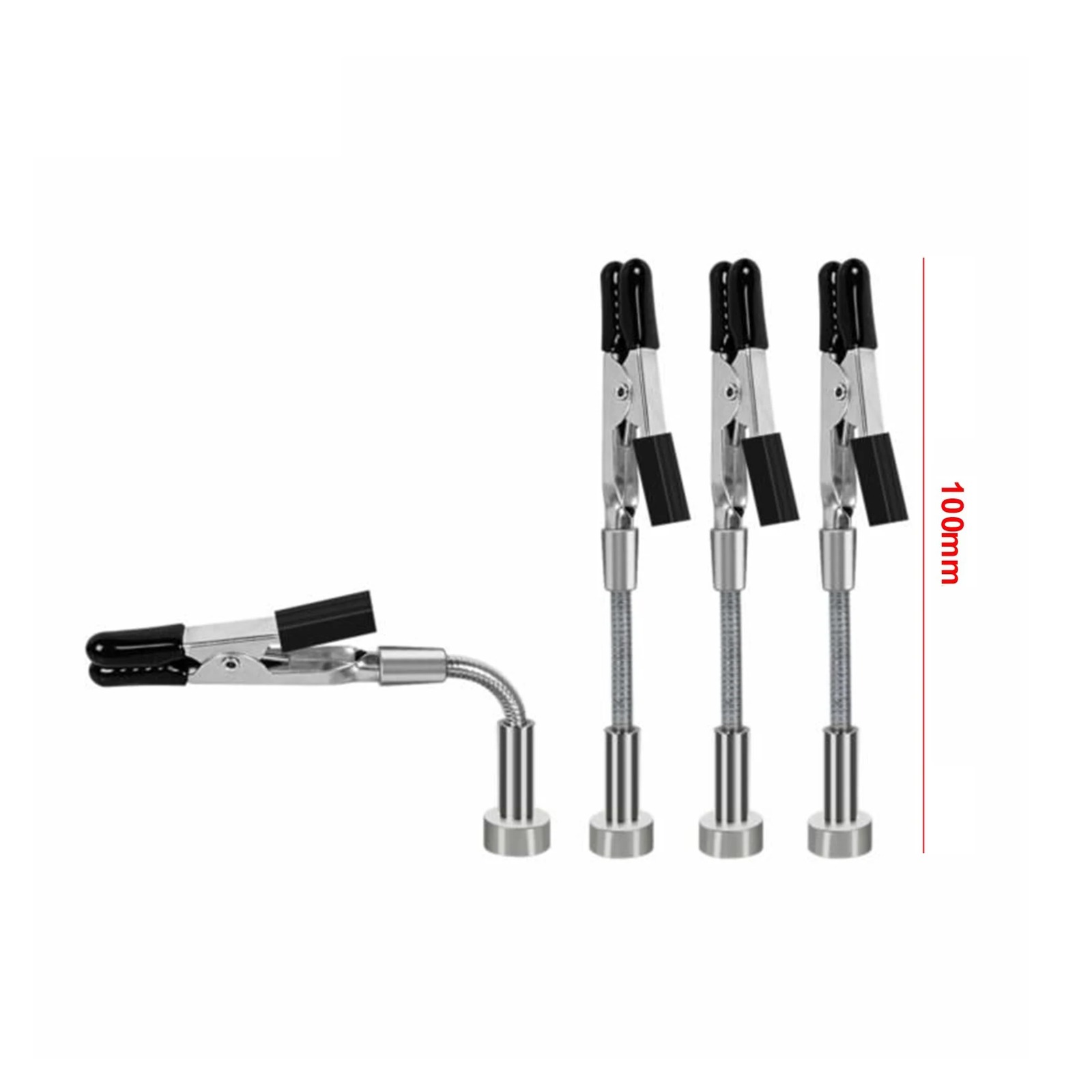 NEWACALOX Loddehjelpehender med 4 magnetiske fleksible armer – PCB-holder